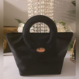 Dior Elegant Black Tote with Round Handles